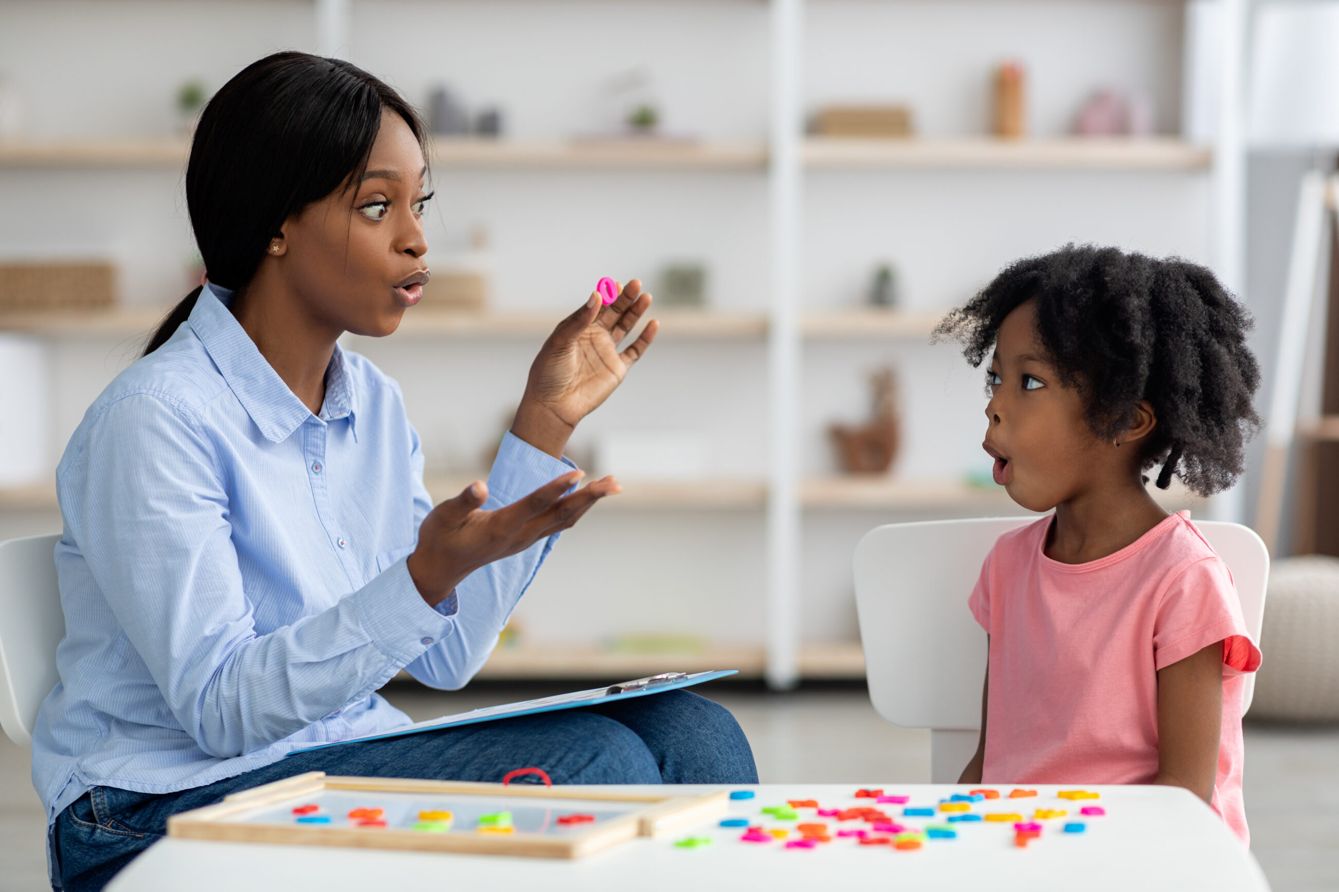 Speech therapist banner. Speech therapist.